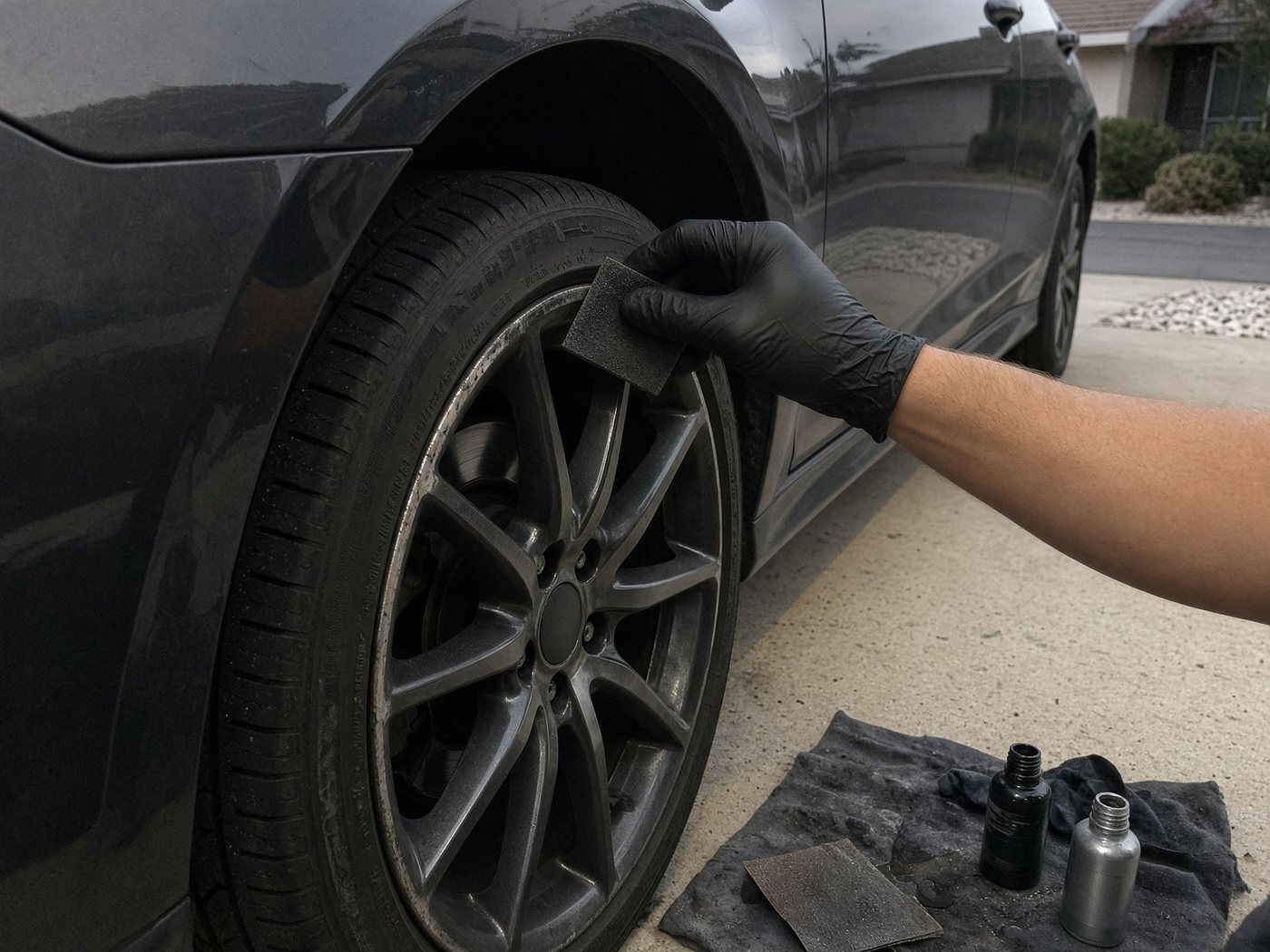 curb rash repair Las Vegas